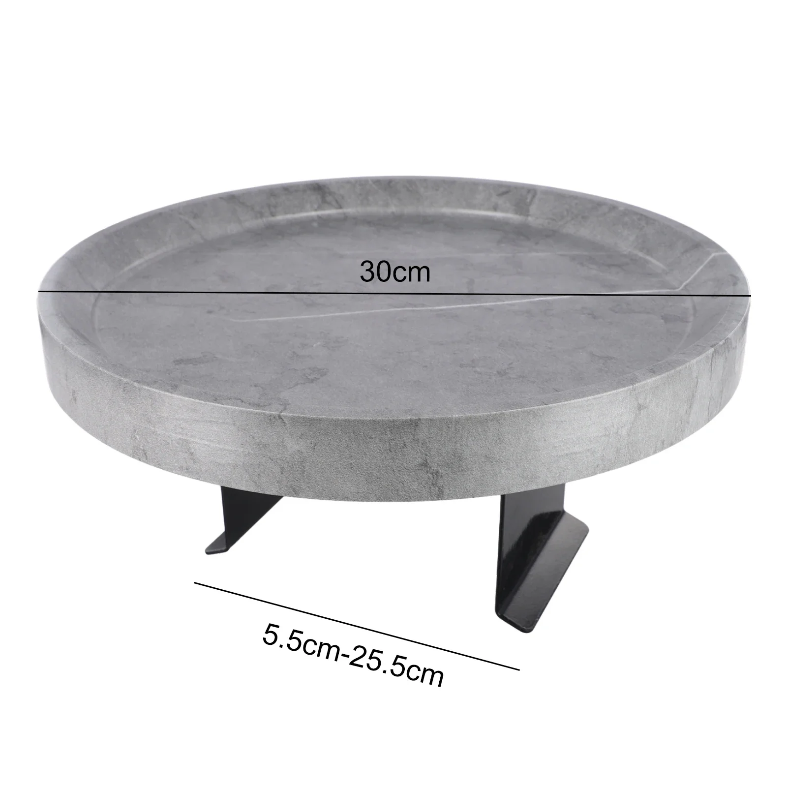 30*30cm Couch Tray Anti-Slip Apartments Versatile Armrest Clip-On Easy To Clean Remote Control Sofa Space-saving Table