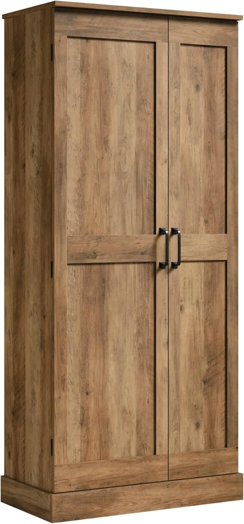 Miscellaneous Storage 2-Door Swing Out Storage Cabinet/Pantry Cabinet Rural Pine Finish Engineered wood