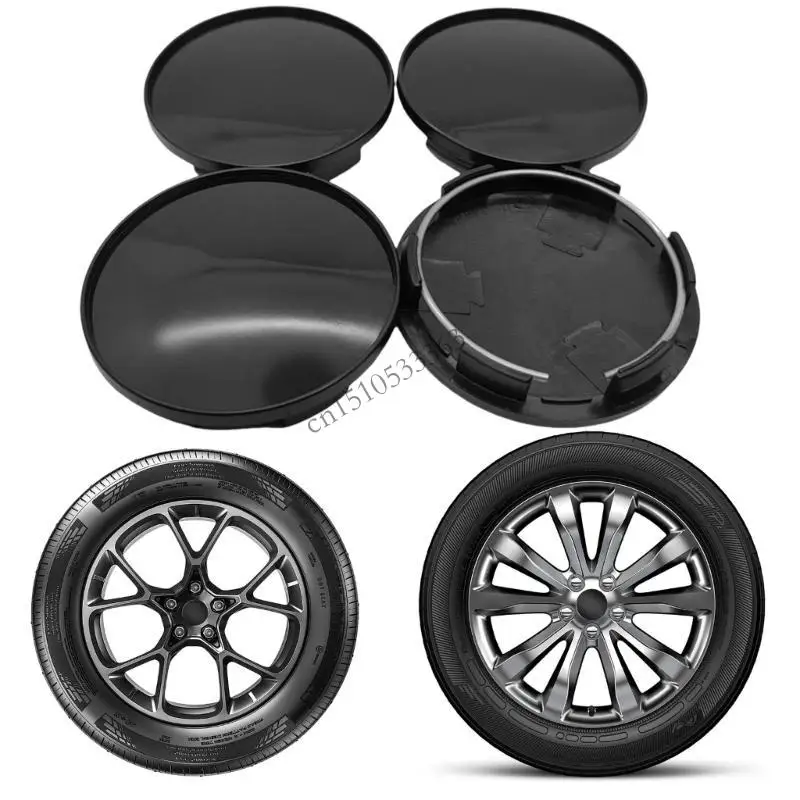 

090E Центральные колпаки ступиц колес автомобиля с диаметром 68 мм, крышка ступицы ABS из АБС-пластика, стильные колпаки колес 4