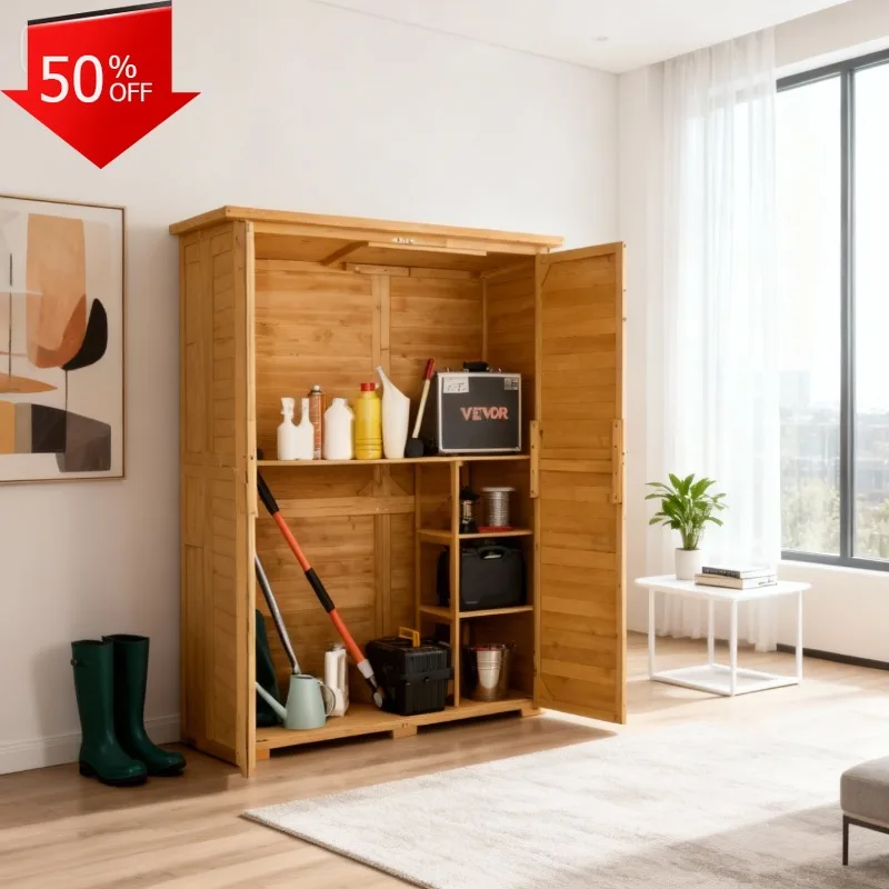 

Plant Support Warehouse Prefabricated Outdoor Storage Cellars Metal Garden Shed Plastic Wall Shelves Organizers Object Toolbox