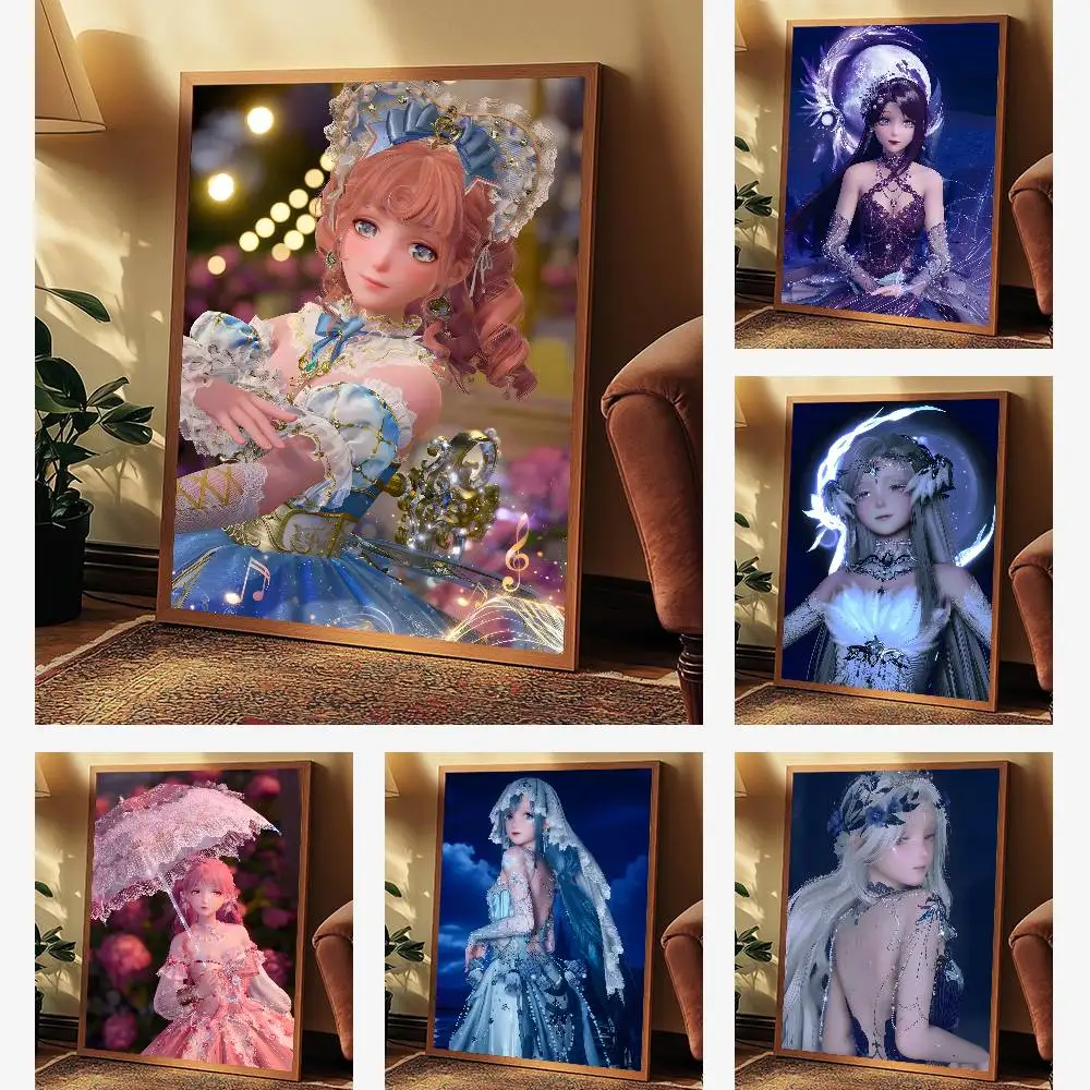 ملصق فني لملصق فيديو آي إنفينيتي نيكي مع مطبوعات لتزيين غرفة النوم وغرفة المعيشة #3