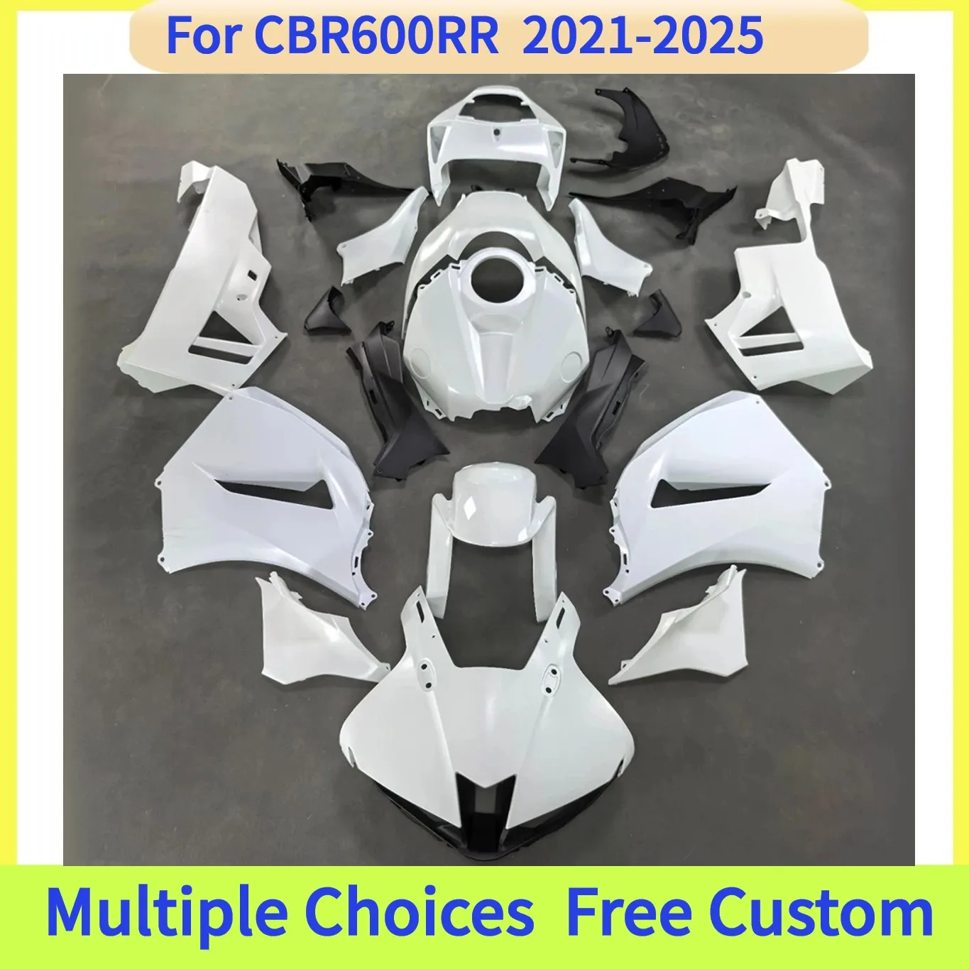 For HONDA CBR600RR 2021 2022 2023 2024 2025 Motorcycle ABS Fairings CBR 600 RR 21-25 ABS Plastic Bodywork With Winglets