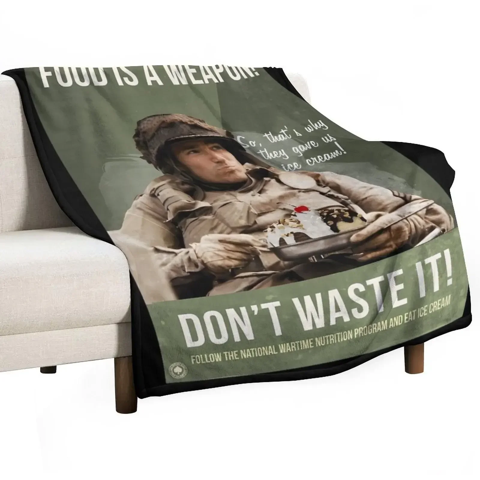 

Guarnere band of brothers Throw Blanket Decorative Sofas Blankets For Bed Furry Blankets