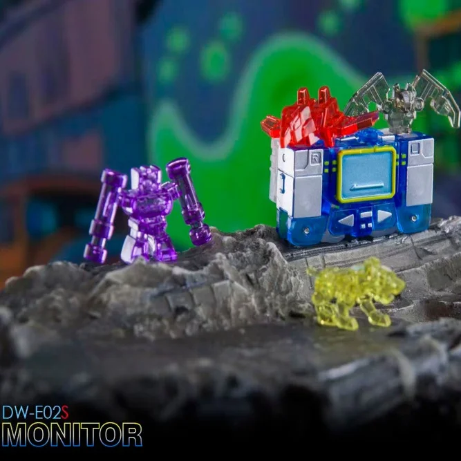 Dr.Wu DW-E02S لون شفاف موجة الصوت الشريط مسجل مجموعة التحول عمل نموذج لجسم جمع عيد الميلاد لعبة هدية