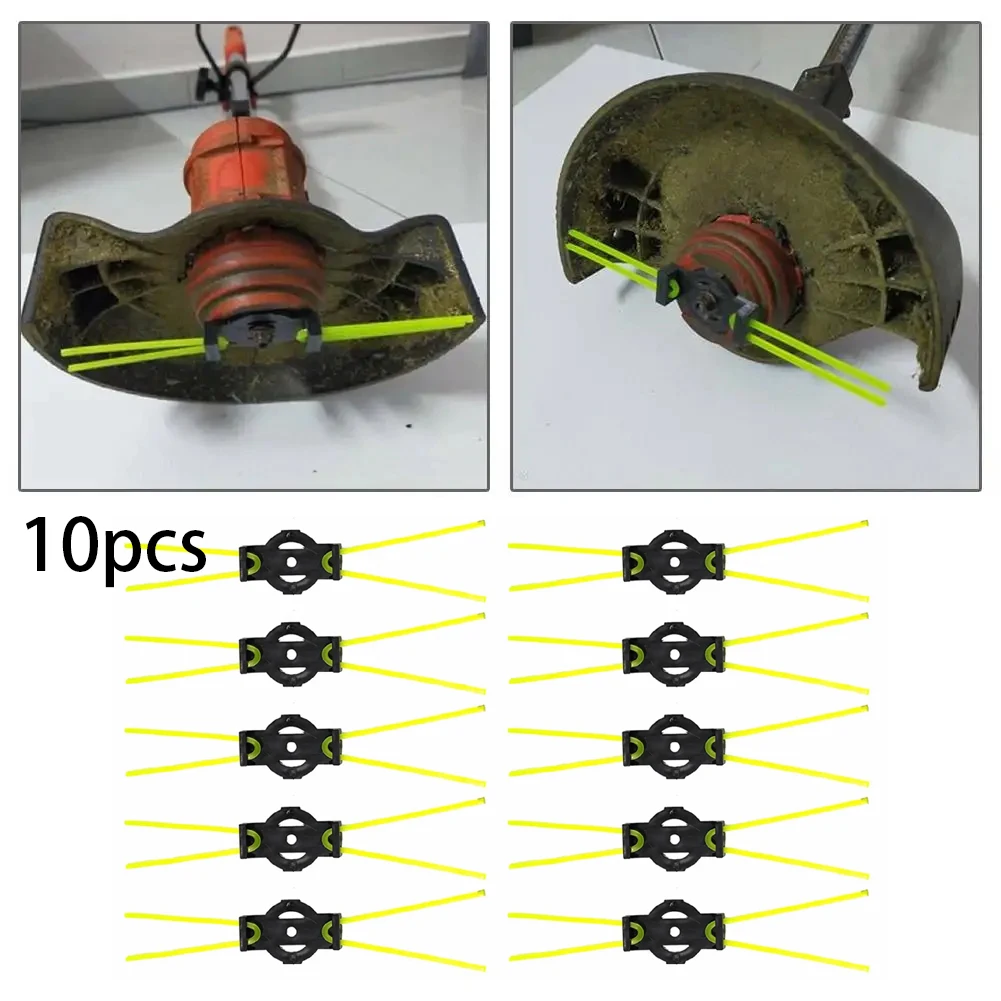 10pcs Lawn Mower Straw Grass Rope Replacement Accessory Garden Grass Trimmer Head Weeding Brush ﻿Garden Accessories