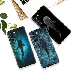 Whale Shark Ocean Phone Case For Samsung Galaxy S24 Ultra Funda S23 FE S22 5G S21 S20 Back Cover S23 S24 Plus S10 Silicone Cases