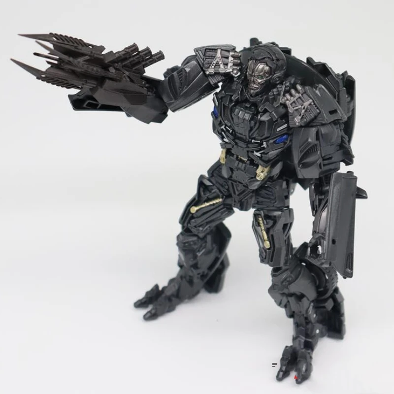 Imagem -04 - Grande Head Gun Arma Back Armor Upgrade Kit para Transformation Studio Series Ss11 Lockdown Action Figure Acessórios 3d