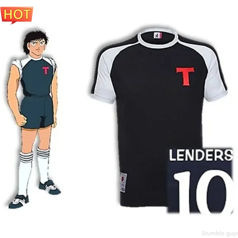 Anime Nankatsu Captain Tsubasa Fußballtrikot Herren Kleidung Jungen T-Shirt Cosplay Kurzarm Fan Geschenk Tops