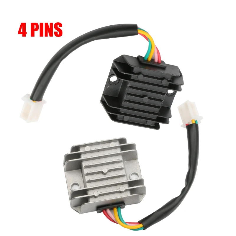 Motorcycle Aluminium Rectifier For 150-250CC Gy6 50 150cc Scooter Moped high quality 12V 4 /5Wires 4 pin
