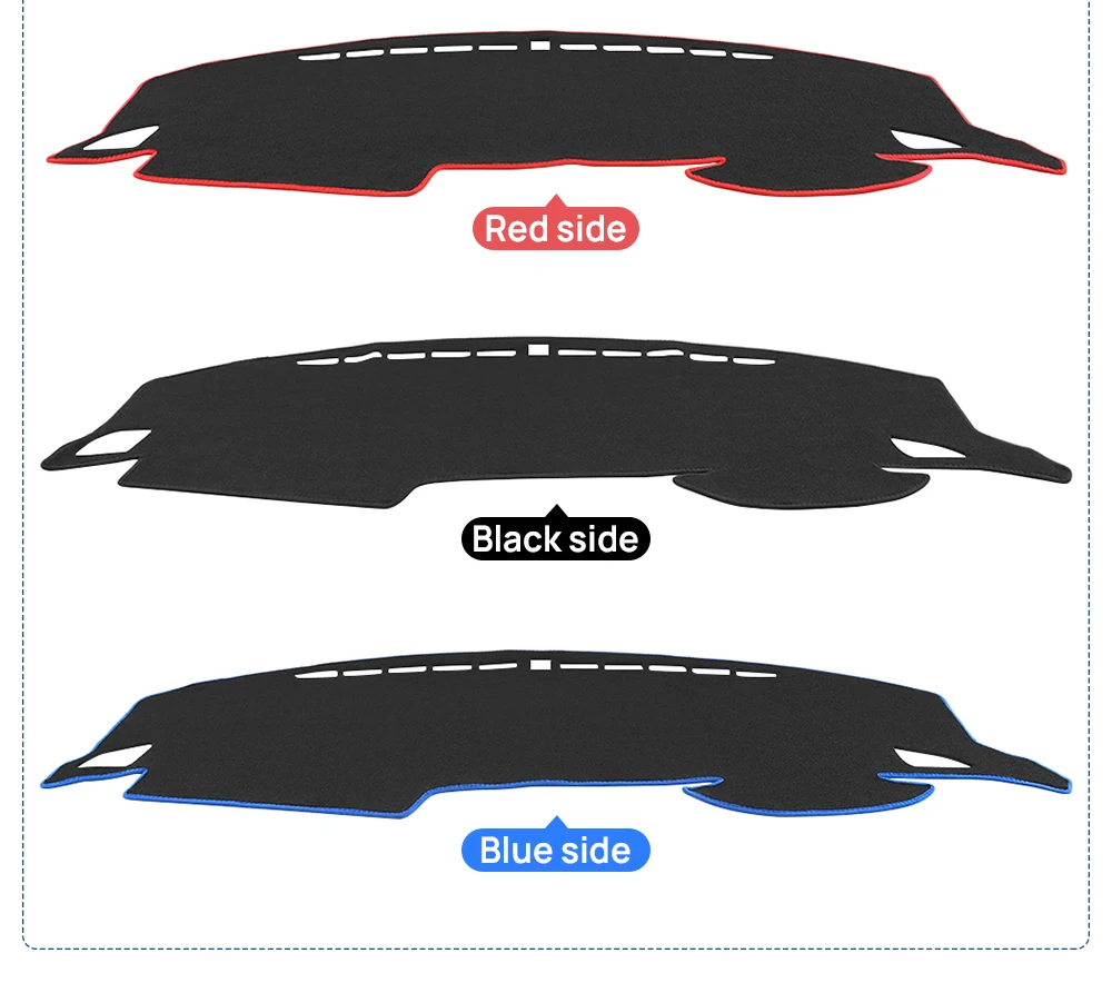 Für Honda Civic 10th Gen 2016 2017 2018 2019 2020 Auto Dashboard Abdeckung Sonnenschutz Matten Vermeiden Licht Pads Anti-UV Teppich Zubehör – Detail 6