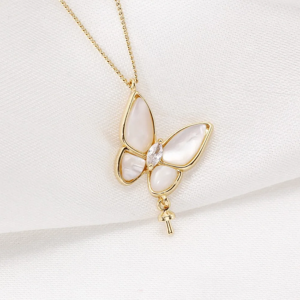 

3pcs Pendant Clasp Bail Connector Copper Plated 18K Gold Pendant Settings Jewelry Findings Parts Fittings Connection Accessories