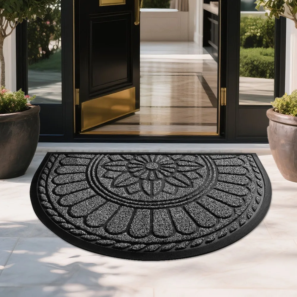 

Rubber Entrance Door Carpet & Floor Mat for Home, Dirt-Removing Pad for Front Door & Foyer, Wear-Resistant Entryway Foot Mat