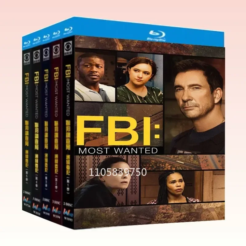 FBI: Most Wanted Season 1-5：11-Disc -Disc All Region New Box Set Blu-ray Disc  High Definition BD