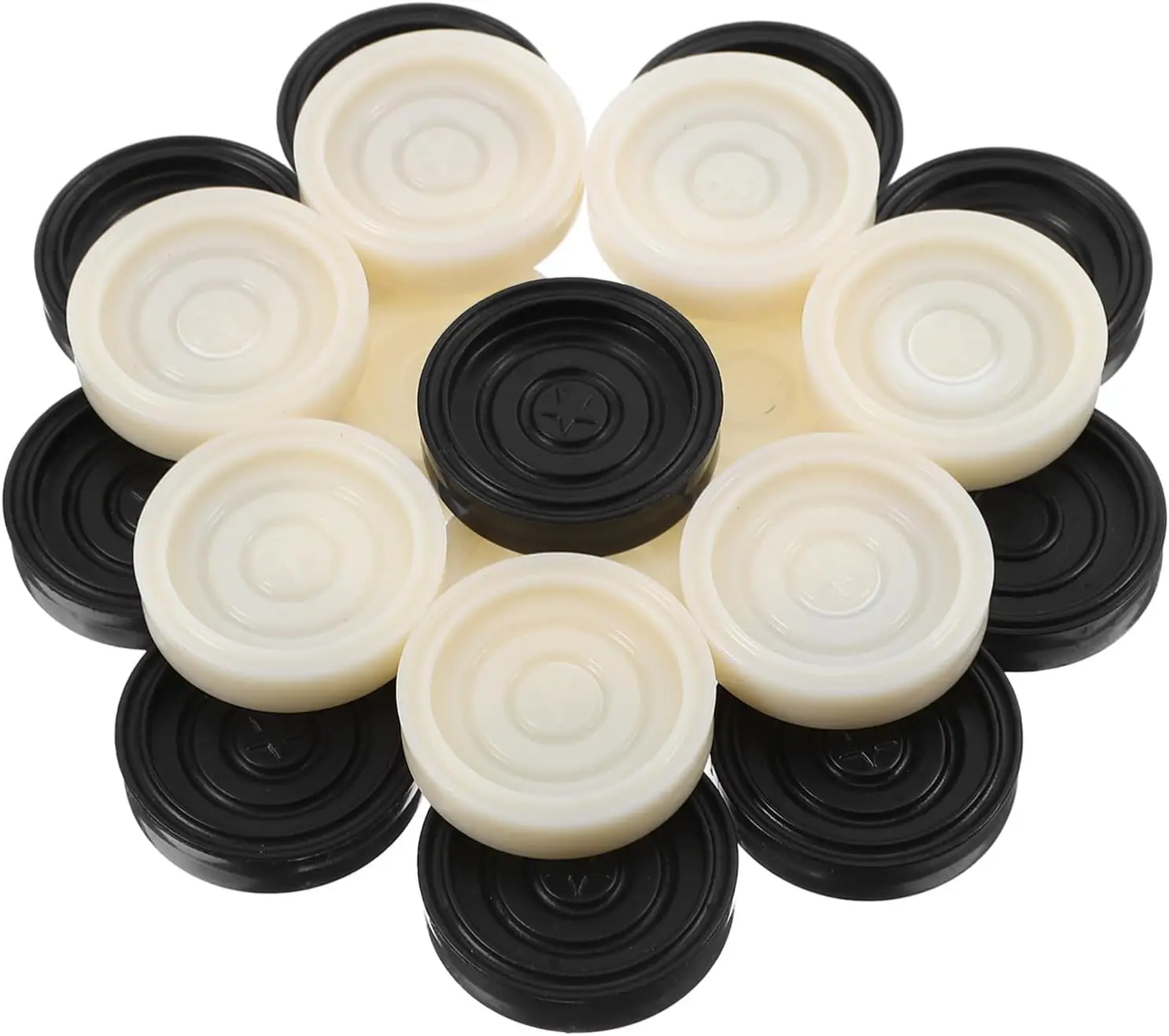 

24pcs Backgammon Checkers: 1.37' Replacement Board Game Pieces for Universal Use