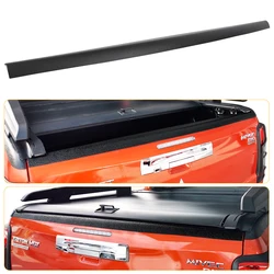 Rail Guard Cap Protector Tail Gate Trim for Mitsubishi L200 Triton MR 2019 2020 2021 2022 2023 1PCS Matte Black Tailgate Cover