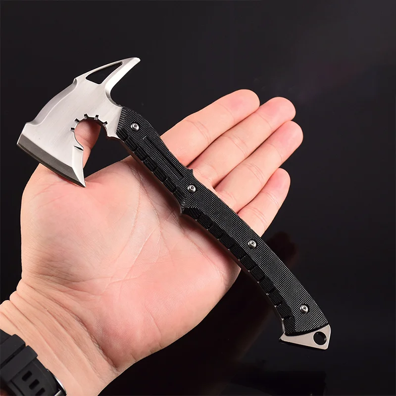 18cm Leon Axe Game Knife Toy Sword Cosplay Props All-metal Crafts Ornament Unsharpened Model Gifts Collections view 2