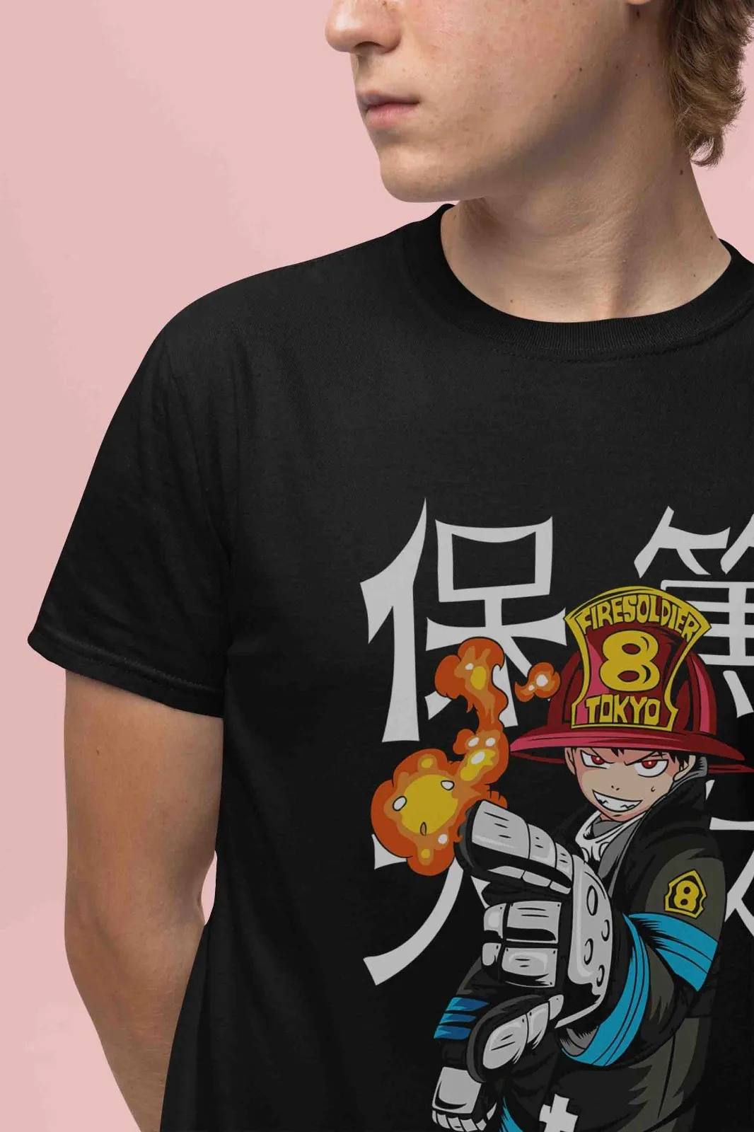 Fire Force Shirt Shinra Tshirt Arthur T-Shirt Maki Top Tamaki Benimaru Anime Tee
