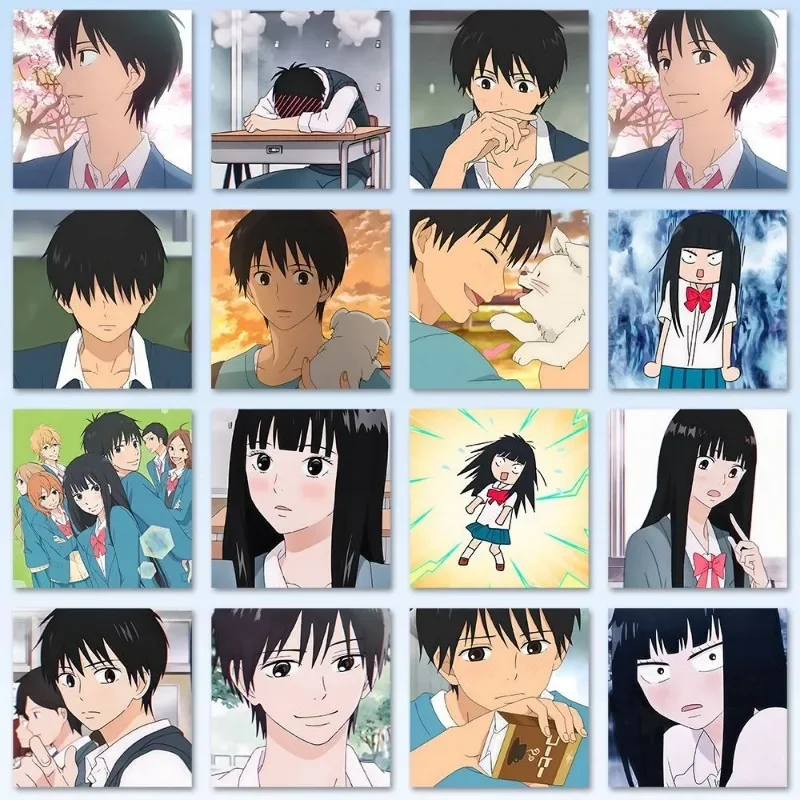 Kimi Ni Todoke Stickers Kuronuma Sawako Kazehaya Shouta Anime Sticker DIY Journal Decor Cute Student Stationery Supplies Gift