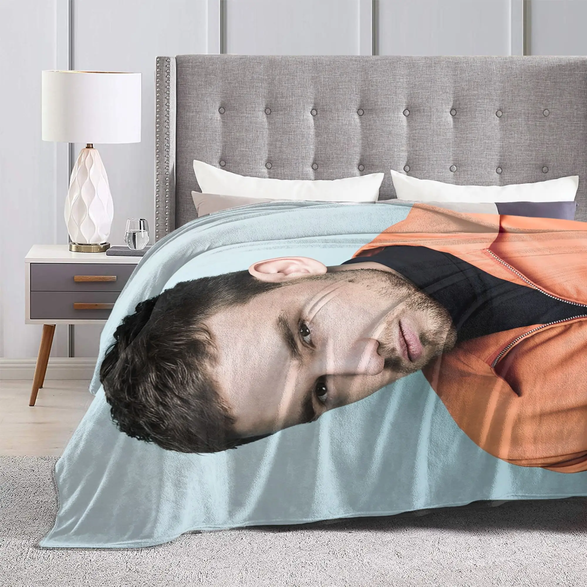 Liam Payne Blankets Fleece All Season  Multi-function Soft Throw Blanket for Home Car Rug Piece