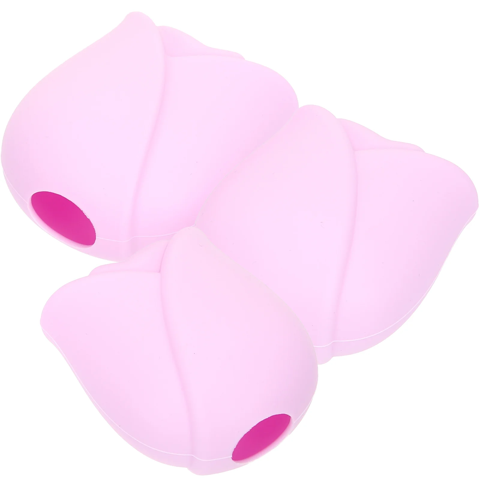 

3 Pcs Makeup Brush Case Cover Foundation Travel Holder Covers Holders Protector