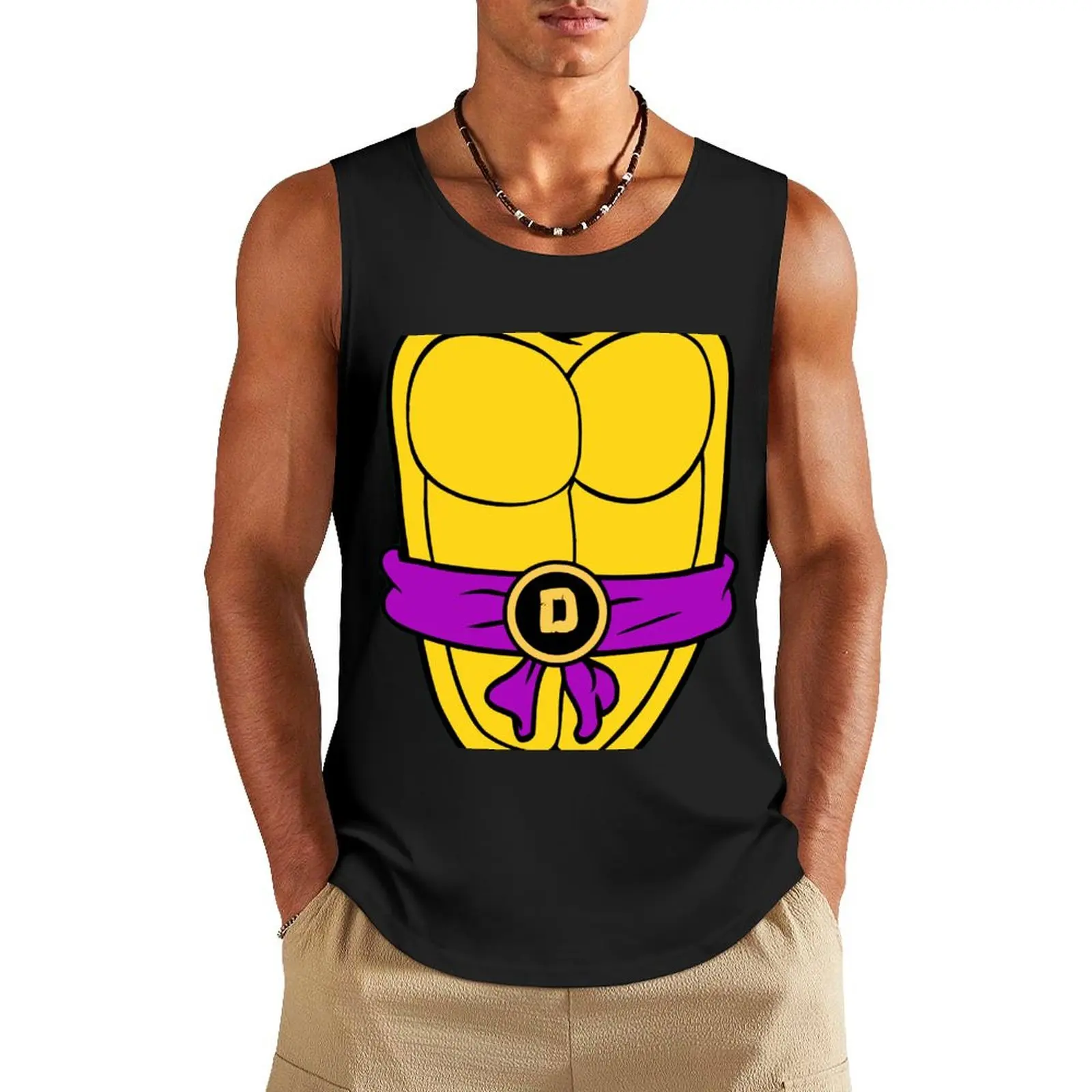 

Donatello Tank Top Men's sleeveless t-shirt gym clothes man fitness