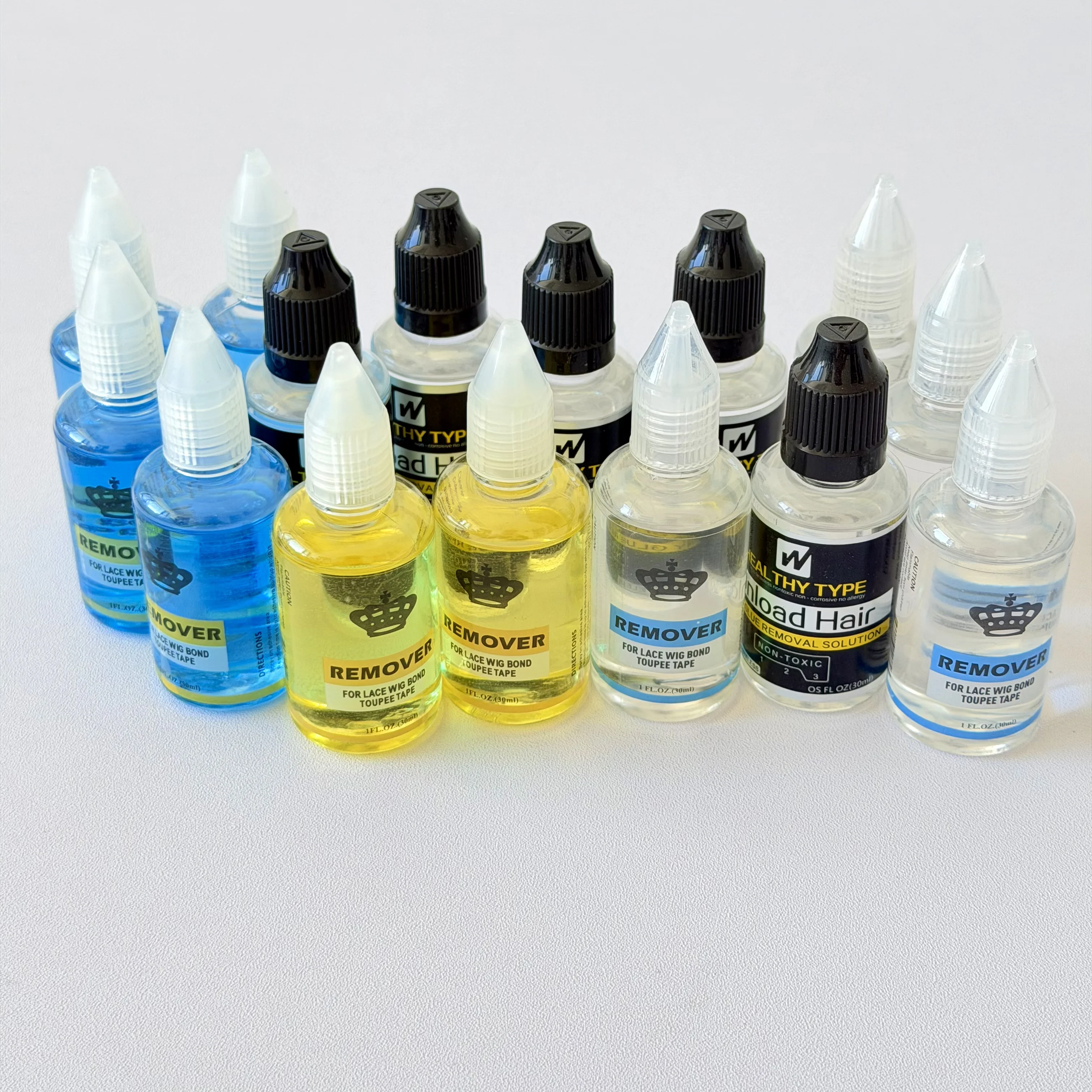 30ml Remover Lace Front Wig Glue Transparent Glue Remover For Lace Bond Toupee Skin Weft Tape Invisible Adhesive Hair Extension