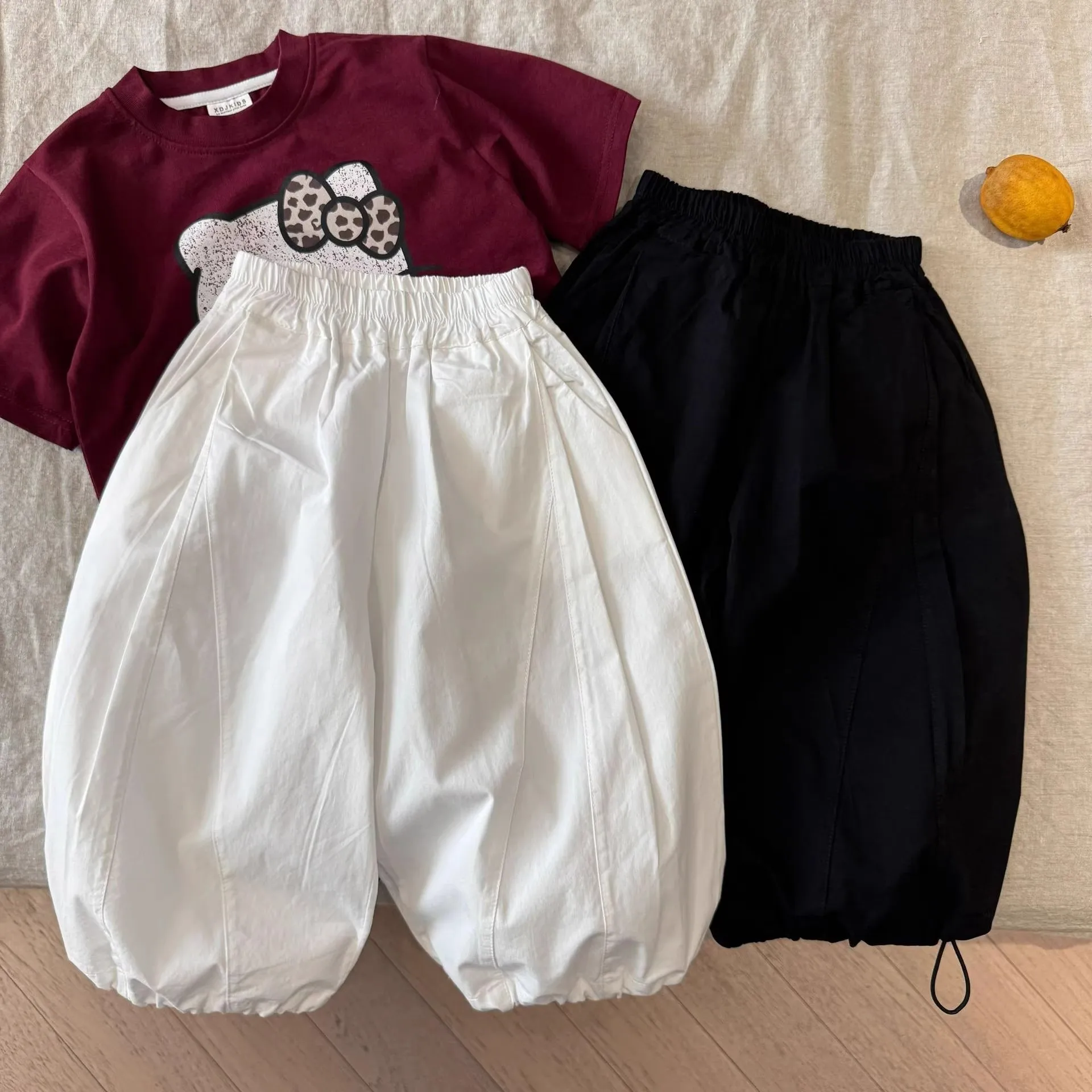 Kids Boys Pants Bellbell Summer Children Boys Lantern Pants Thin Casual Elastic Waist Infant Babys Boys Trousers 1-10Y Boys Pant