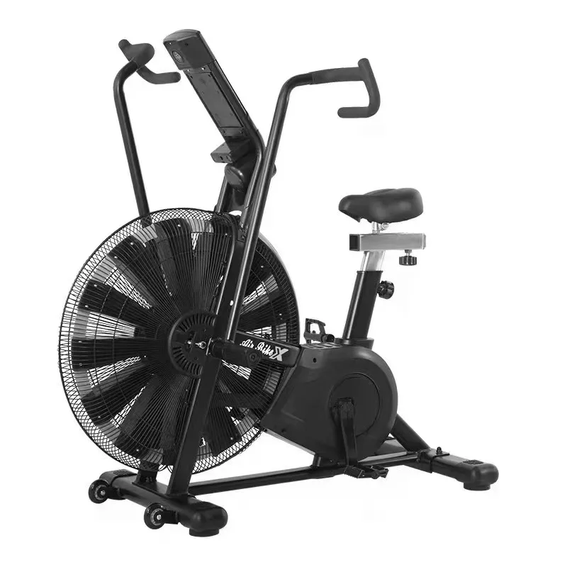 Equipo de gimnasio de Cardio comercial, bicicleta de aire de ejercicio, resistencia al viento, bicicleta de aire giratoria