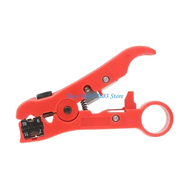 

Y6GD Professional Ergonomic Electric Stripping Pliers for RG59 Coaxial Cable Wire Cutting and Stripping Home Industrial Use