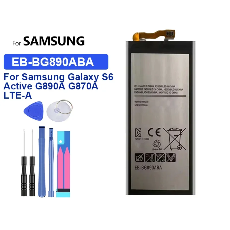 3500mAh Replacement Battery EB-BG890ABA For Samsung Galaxy S6 Active G890A G870A LTE-A SM-G890 SM-G890A