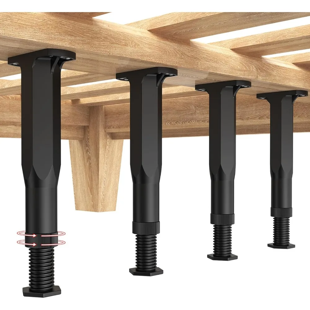 

Adjustable Height Bed Support Legs,8.3-14 Inch,Plastic Bed Frame Center Support Leg,Adjustable Furniture Legs for Bed Frame/Bed