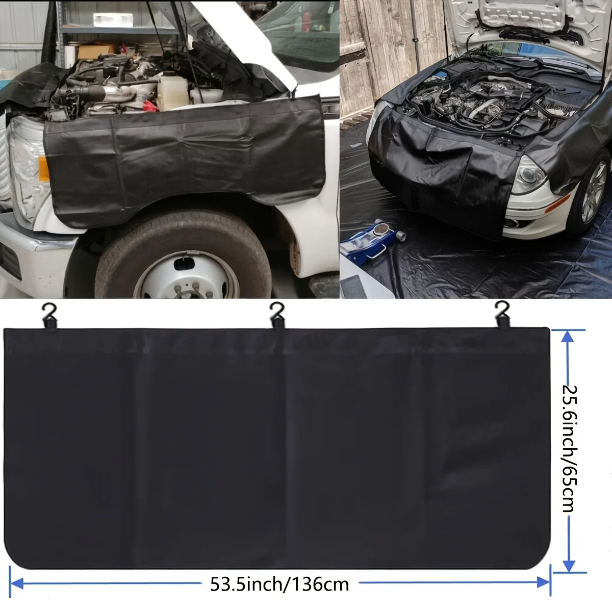 Fender Cover Fender Mat Pad Protector for Repair Automotive Mechanic Work Magnetic Auto Fender Covers