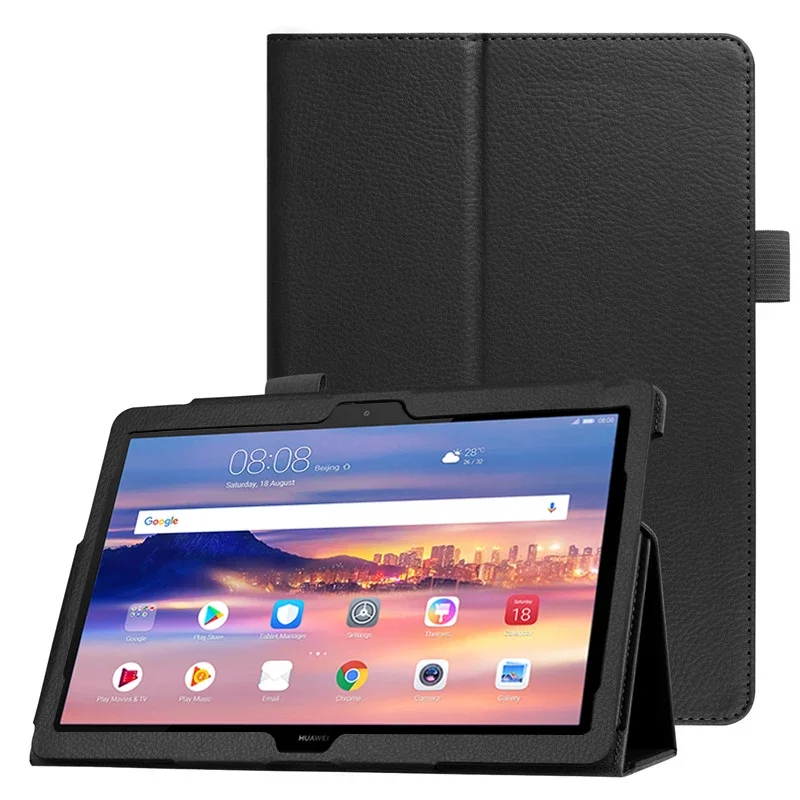 Smart Case For Huawei MediaPad T5 10 Tablet cover Flip Stand pu Leather For Huawei MediaPad T5 10.1\