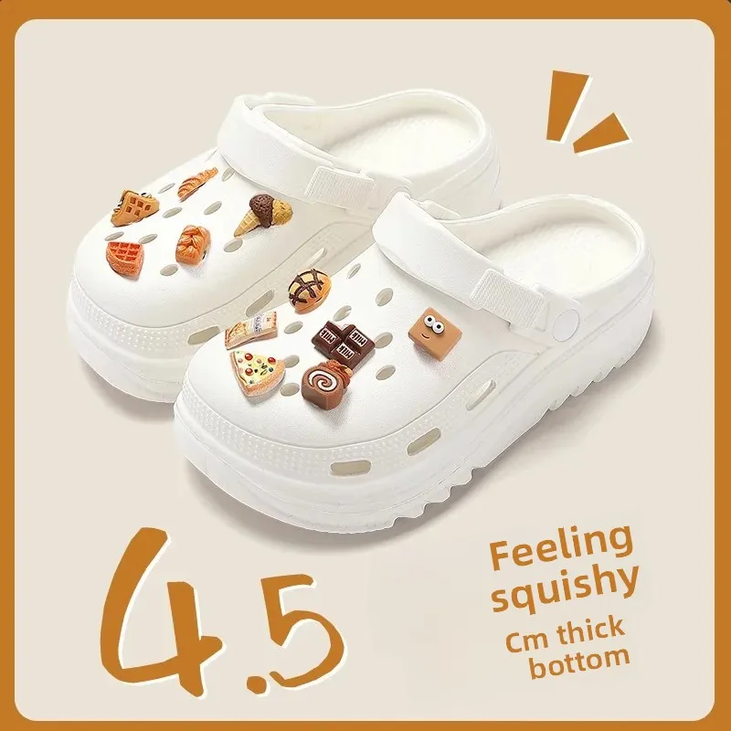 إيفا الكرتون سميكة القاع قباق الأحذية النسائية نمط حار بيع الموسم جديد الصيف أزياء ملابس خارجية زيادة رئيس الشاطئ