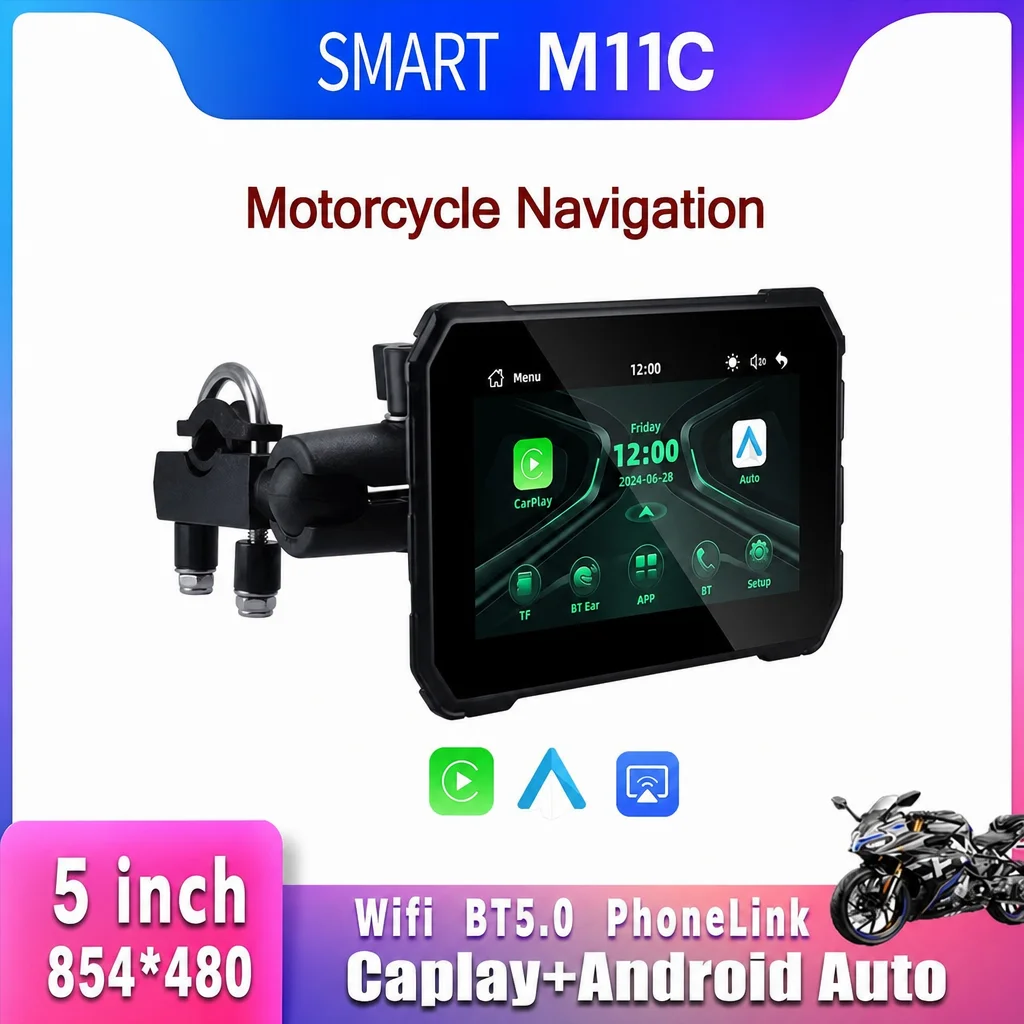 SMART IP67motorcycle driving recorder intelligent car machine carplay/Android auto