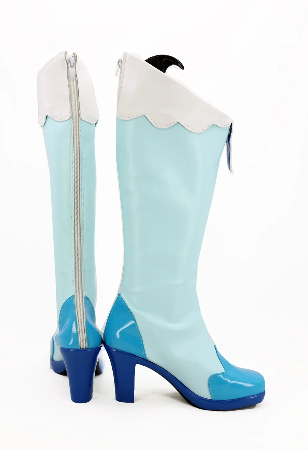 Hugtto Pretty Cure Cure Ange Cosplay Boots Blue Shoes Custom Made