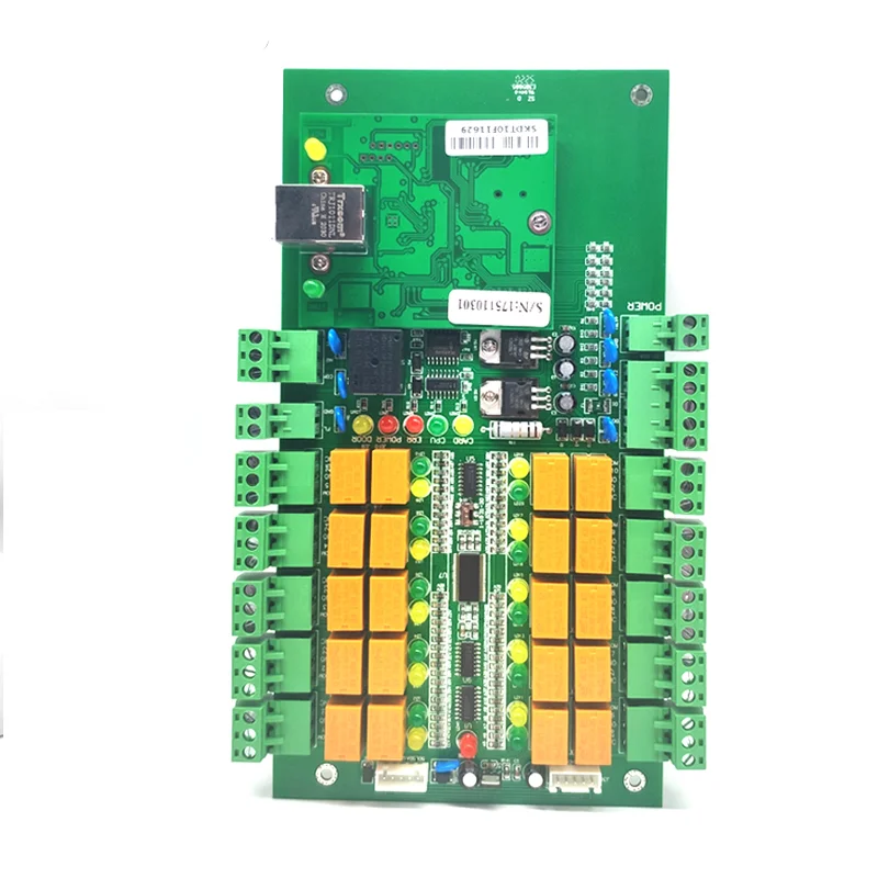 TCP/IP 1 To 10 Floors Smart Elevator Board Biometric Access Control Board For Lift Controller