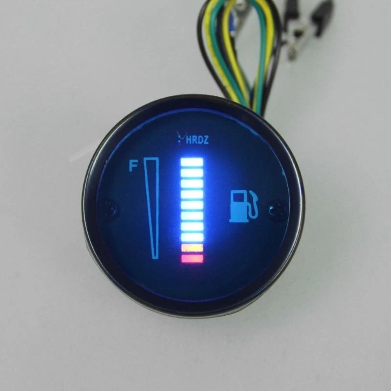 52mm Diameter Gauge Marine Boat Extension Level Gauge with Backlight Automotive Modification Tool