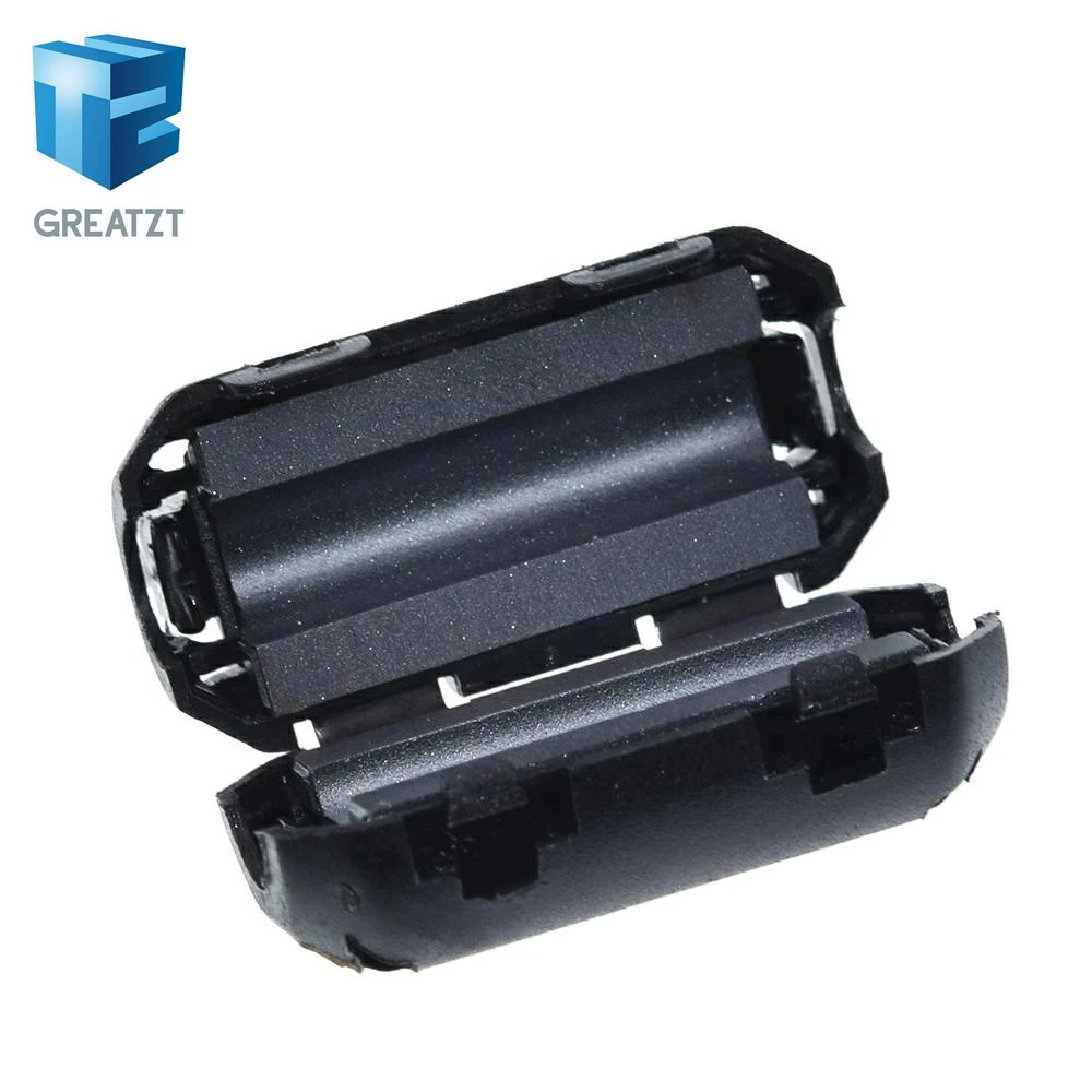 GREATZT 5mm Clip-On Ferrite Ring Core Noise Suppressor For EMI RFI Clip Cable Active Components Filters