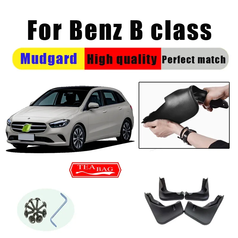 

Mud Flaps For Mercedes Benz B-class B180 B200 B260 W245 W246 Mudguards Fenders Splash Guards Car Accessories Auto Styline 4 PCS
