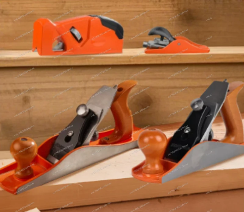 Woodworking Chamfer Planer with 4 Blades, 45° & R Angle Edge Trimmer
