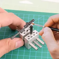 DIY Craft Multi-function Clamp 304 Stainless Steel Adjustable Vise Fixture for Model Making & Workbench Modelling Hobby Tools