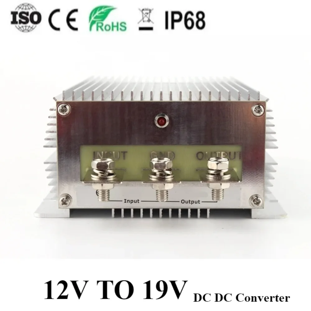 

Waterproof Step Up Voltage Power 12V to 19V 30A DC-DC Boost Converter for Industrial Device Automotive High Efficiency Certified