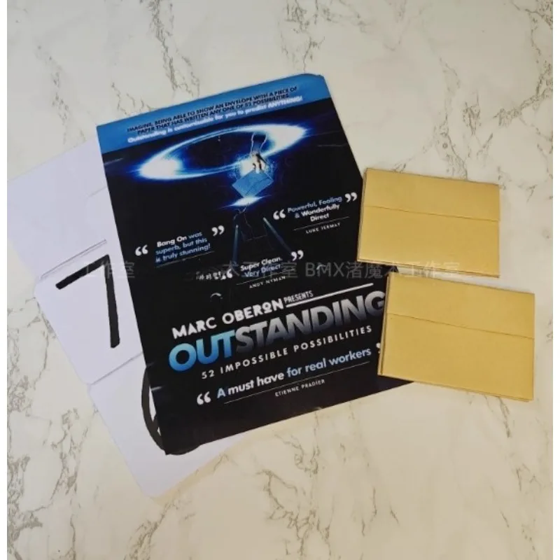 

OUTSTANDING от Марка Оберена - профессиональная карта крупным планом, волшебный трюк, иллюзия, трюк, реквизит для фокусников, аксессуар для магии/Magie