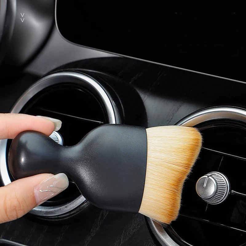 

1/2 PCS Car interior cleaning tool air conditioner air outlet cleaning brush car brush car crevice dust removal artifact brush