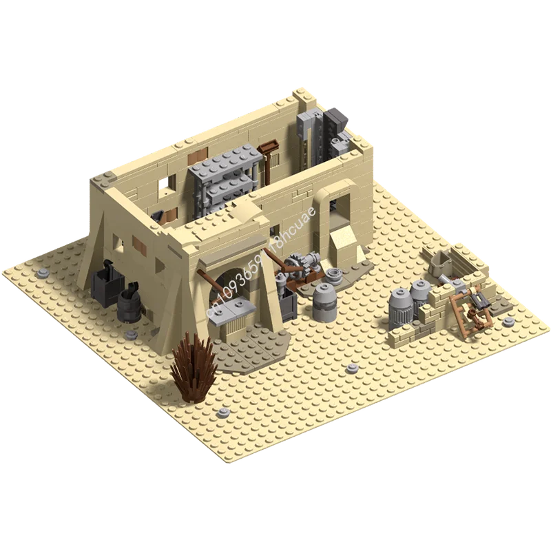 474ピース MOC タトゥイーン モス・アイズリー スクラップディーラー スターバトル モデル 組み立てブロック 子供向け組み立て工作おもちゃ クリスマスギフト