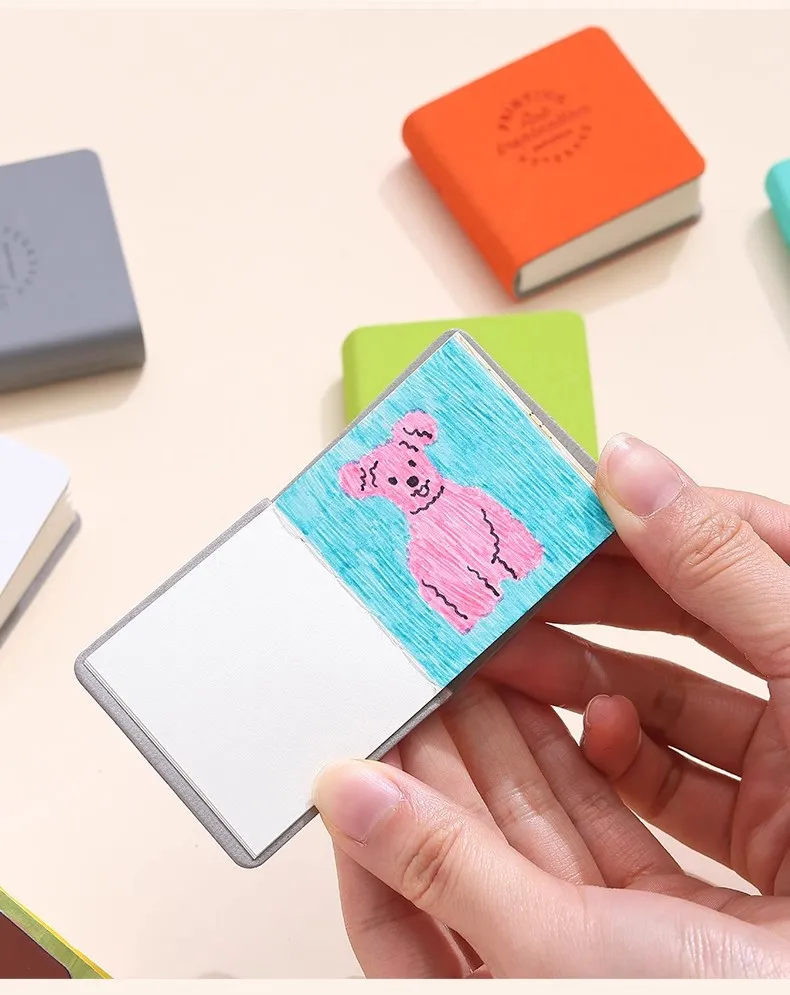 3 teile/satz Bunte Mini Zeichnung Bücher Platz Aquarell Skizzenbuch Dickes Papier Zeichnung Bücher Studie Kunst Kunst Liefert – Detail 10