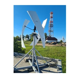 20KW Vertical Axis Wind Turbine Power Generator Free Energy 96V Windmill 220v AC Output Household Kit With hybrid Controller