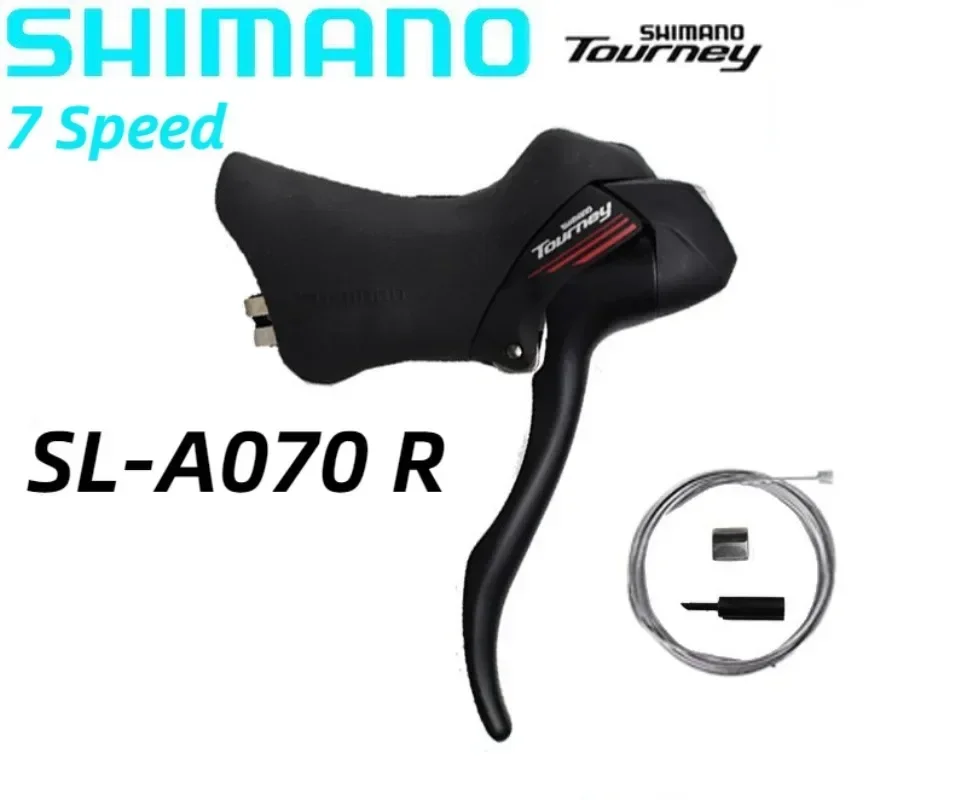 SHIMANO TOURNEY ST-A070 2x7 Speed Shift Lever Front Rear DUAL CONTROL LEVER SUPER SLR 2x7 Speed Original Parts A070 Shifter Set