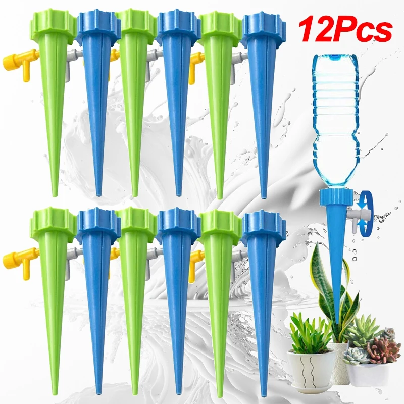 

Automatic Drip Irrigation System Self Watering Spike for Flower Plants Greenhouse Garden Adjustable Auto Water Dripper Device